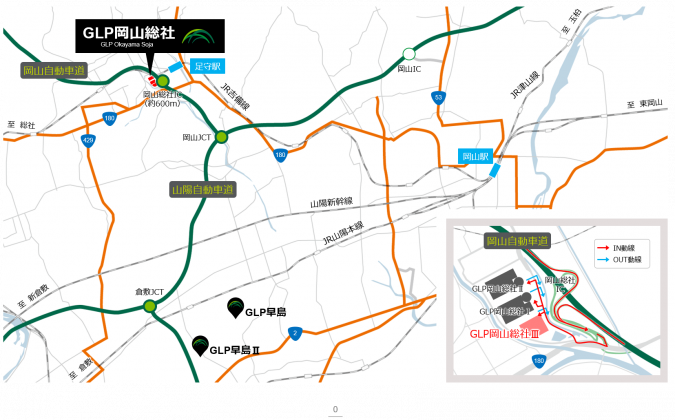 GLP岡山総社Ⅲ 地図